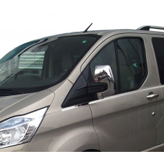 Chrom kryty zrcátek Omtec Ford Transit Custom 2012-2021