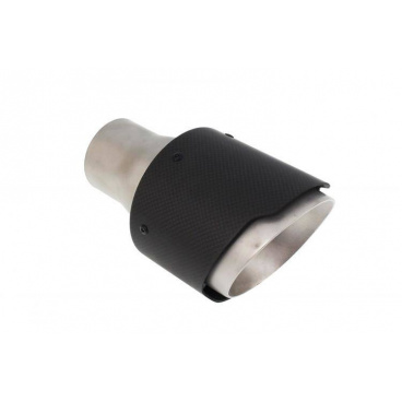 Koncovka tlmiča 114mm vstup 63mm Carbon Mat Koncovka tlmiča 114mm vstup 63mm Carbon Mat
