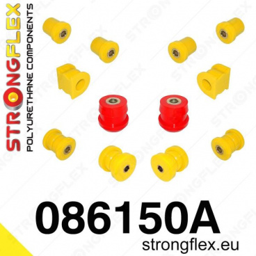 Honda S2000 1999-2004 Strongflex Šport zostava silentblokov len pre prednú nápravu 12 ks Honda S2000 1999-2004 Strongflex Šport zostava silentblokov len pre prednú nápravu 12 ks