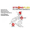 VW Polo III 2009+ Strongflex Šport zostava silentblokov len pre prednú nápravu 6 ks