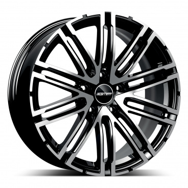 Alu koleso GMP TARGA black diamond 10,0x22 5x112 ET19 Alu koleso GMP TARGA black diamond 10,0x22 5x112 ET19