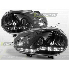 VW Golf IV 1997-03 Predné číre svetlá Daylight LED black (LPVW86)