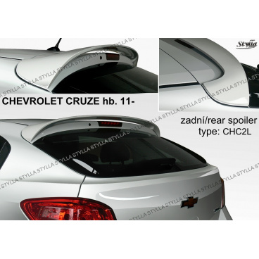 Chevrolet Cruze htb 2011+ zadný spoiler (EÚ homologácia) Chevrolet Cruze htb 2011+ zadný spoiler (EÚ homologácia)
