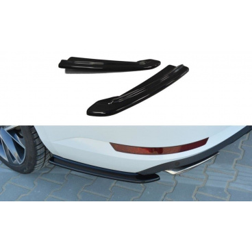 Bočné difúzory pod zadný nárazník pre Škoda Superb Mk3, Maxton Design (čierny lesklý plast ABS) Bočné difúzory pod zadný nárazník pre Škoda Superb Mk3, Maxton Design (čierny lesklý plast ABS)