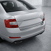 Nerez brúsený ochranný panel zadného nárazníka Omtec Škoda Octavia sedan, Fabia III HTB