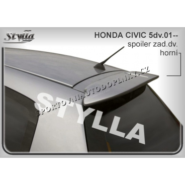 Honda Civic 5D (01+) spoiler zadných dverí horný