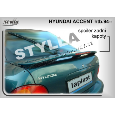 Hyundai Accent HTB (94-98) spoiler zadnej kapoty (EÚ homologácia)