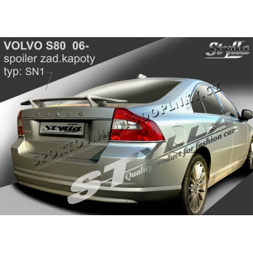 VOLVO S80 sedan 06+ spoiler zad. kapoty (EU homologace) VOLVO S80 sedan 06+ spoiler zad. kapoty (EU homologace)