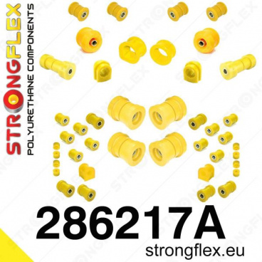 Nissan Skyline R34 StrongFlex Sport kompletní sestava silentbloků 38 ks Nissan Skyline R34 StrongFlex Sport kompletní sestava silentbloků 38 ks