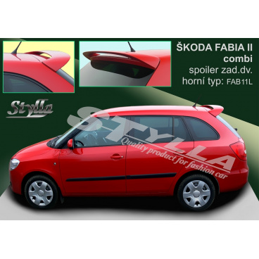 Škoda Fabia combi 2007+ spoiler zadných dverí horný (EÚ homologácia)