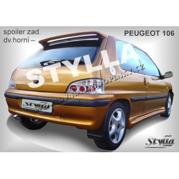 PEUGEOT 106 (96+) spojler chrbta. dverí hornej (EU homologácia) PEUGEOT 106 (96+) spojler chrbta. dverí hornej (EU homologácia)
