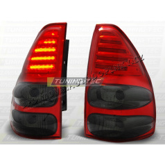 TOYOTA LAND CRUISER 120 2003-09 ZADNÍ LED LAMPY RED SMOKE