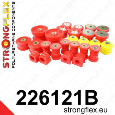 VW Golf IV 1997-2003 R32 Strongflex kompletná zostava silentblokov 14 ks