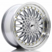 JR Wheels JR9 18x8 ET40 5x112/114 Strieborné s lešteným límcom