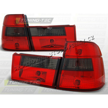 BMW E34 88-95 Zadné lampy kryštalické red, smoke - touring