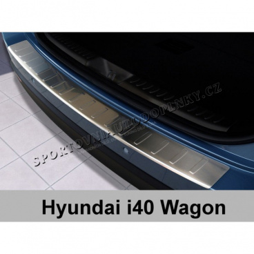 Ochranná lišta hrany kufra-nerez-Hyundai i40 CW