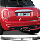 Nerezový leštený kryt hornej hrany zadného nárazníka Mini Cooper F56, F60 2014-2023