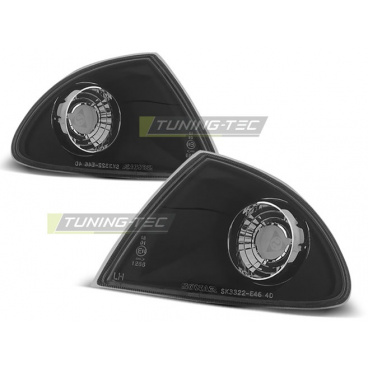 BMW E46 05.1998-08.2001 predné smerovky black (KPBM06) - sedan, touring