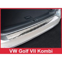 Nerez kryt- ochrana prahu zadného nárazníka Volkswagen Golf VII kombi 2017