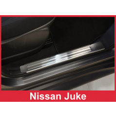 Nerez vnútorné ochranné lišty prahu dverí 2ks Nissan Juke 2010+