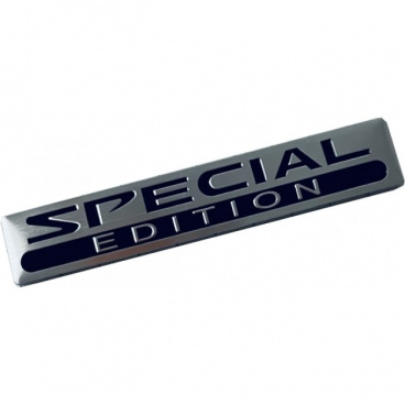 Samolepiaci kovový znak SPECIAL EDITION 100x18 mm