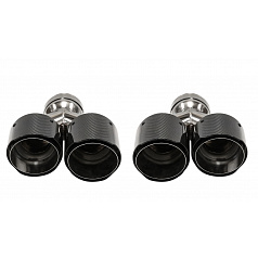 Koncovka Tlmiča 101mmx2 vstup 76mm Carbon Gloss Sada