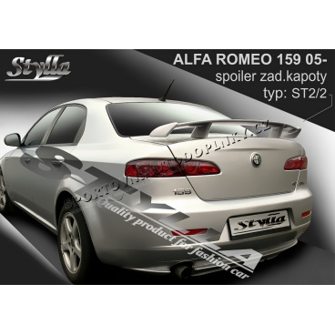 Alfa Romeo 159 05+ spoiler zadnej kapoty (EÚ homologácia)