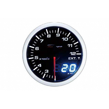 Hodiny Depo Dual 60mm - Teplota výfukových plynov Hodiny Depo Dual 60mm - Teplota výfukových plynov
