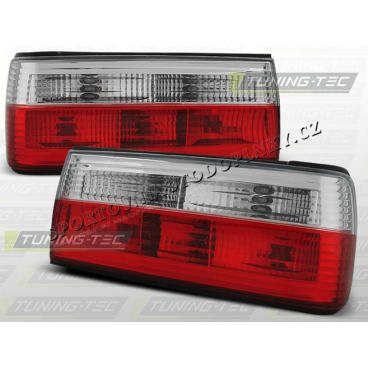 BMW E30 1987-90 zadné lampy red white (LTBM15)