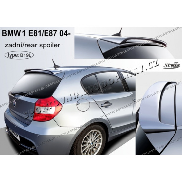 BMW 1 E81 E87 2004- zadný spoiler (EÚ homologácia) BMW 1 E81 E87 2004- zadný spoiler (EÚ homologácia)
