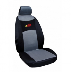 Autopoťahy 4Car-Škoda Roomster-delená zadná sedačka-sivé