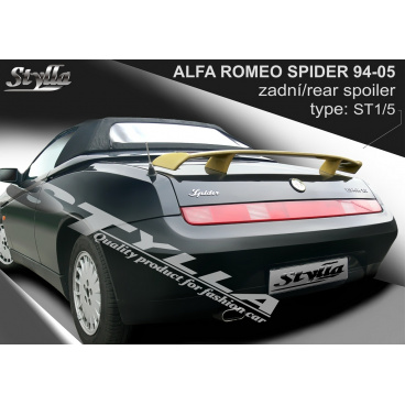 Alfa Romeo Spider 1994+ zadný spoiler (EÚ homologácia) Alfa Romeo Spider 1994+ zadný spoiler (EÚ homologácia)