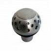 Hlavice řadící páky kovová SILVER/BLACK