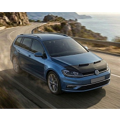 Čierny ochranný poťah prednej časti kapoty VW Golf 7 2013–2019