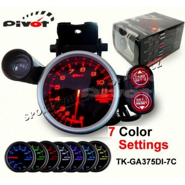 PIVOT - DEPO RACER 80 mm digitálny nastaviteľný otáčkomer 0-11000 RPM