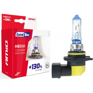 Halogénové žiarovky HB3 12V 55W LumiTec + 130% - 2 ks