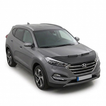 Čierny ochranný návlek na prednú časť kapoty Hyundai Tucson 2015–20