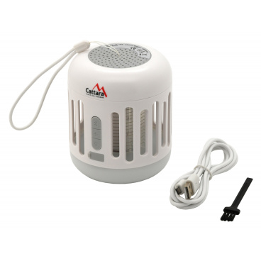 Svítilna MUSIC CAGE Bluetooth nabíjecí + UV lapač hmyzu