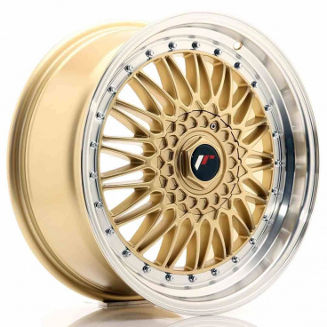 JR Wheels JR9 18x8 ET40 5x112/120 Zlaté s opracovaným límcom