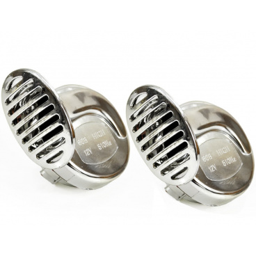 Fanfára elektromagnetická 12V 110 dB chróm Fanfára elektromagnetická 12V 110 dB chróm