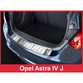 Nerez kryt- ochrana prahu zadného nárazníka Opel Astra IV J 2008+