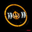 Pracovná LED lampa GHOST duch prídavná ozdobná 12V 24V