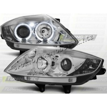 BMW Z4 E85 E86 2002-08 Predné číre svetlá Angel Eyes chróm