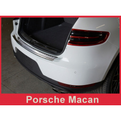 Nerez kryt- ochrana prahu zadného nárazníka Porsche Macan 2014+