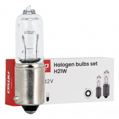 Halogénové žiarovky H21W 12V 21W BAY9s 10ks.