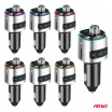 FM vysielač do auta 2×USB-A microSD 12V 24V AMIO-04654