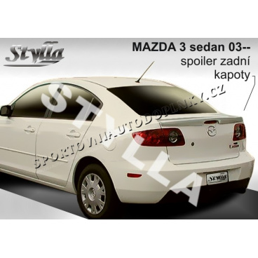 MAZDA 3 sedan 03-09 spoiler zad. kapoty MAZDA 3 sedan 03-09 spoiler zad. kapoty