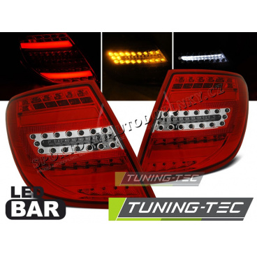 Mercedes C-Klasa W204 Kombi 2007-10 zadní lampy red white LED