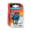 Sada žiaroviek s päticou BA15S 12V 21W symetrická Xenon - blue - 2 ks