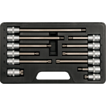 Bity sada 12 ks HEX, SPLINE Bity sada 12 ks HEX, SPLINE